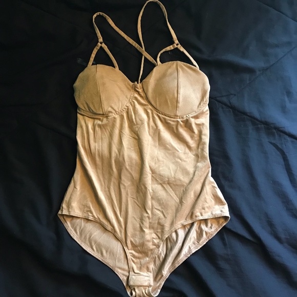 Charlotte Russe Tops - Nude bodysuit Charlotte Russe Tops - Nude bodysuit